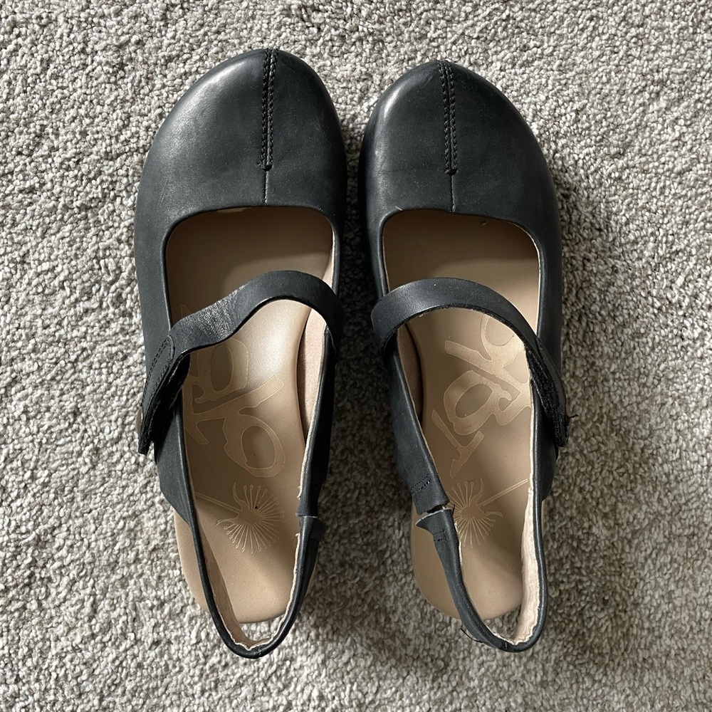 OTBT Springfield Mary Jane leather black shoe EU 38/7.5